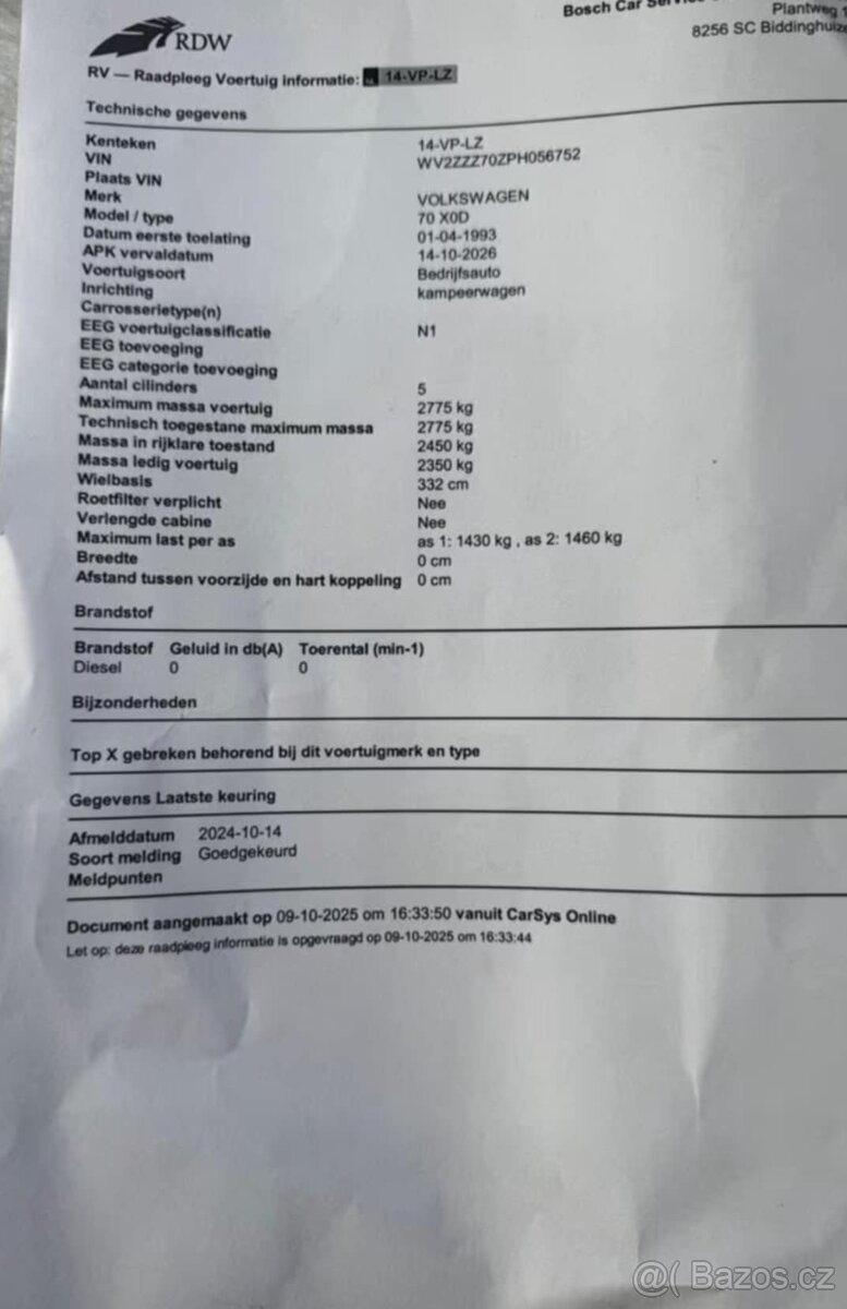 Volkswagen Transporter Carthago,klimatizace - 15