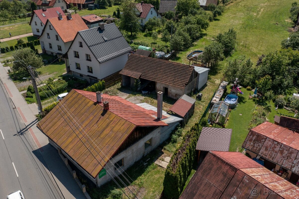 Dům, stavební pozemek, pole louky les - Nový Hrozenkov - 15