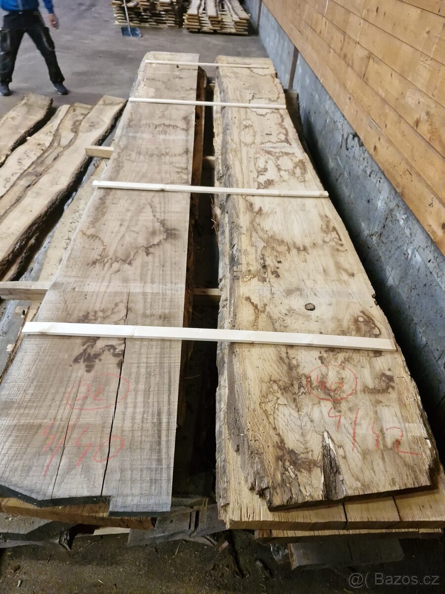 Dubové řezivo sušené 8 000/m3 - 15