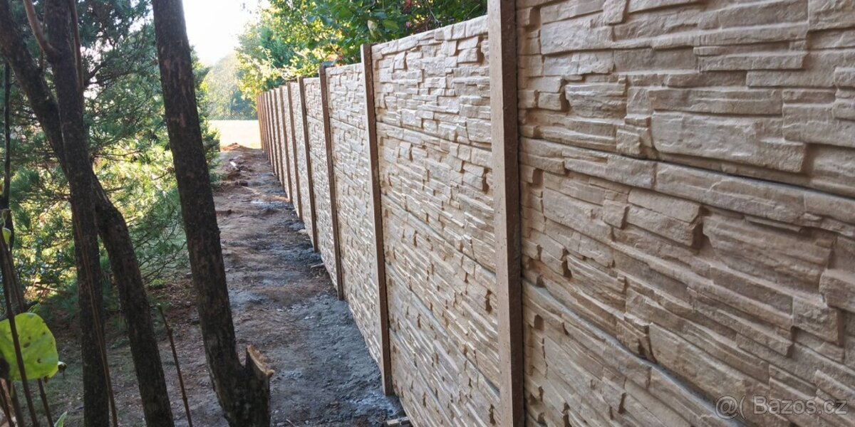 Montáže betonových plotů - 15