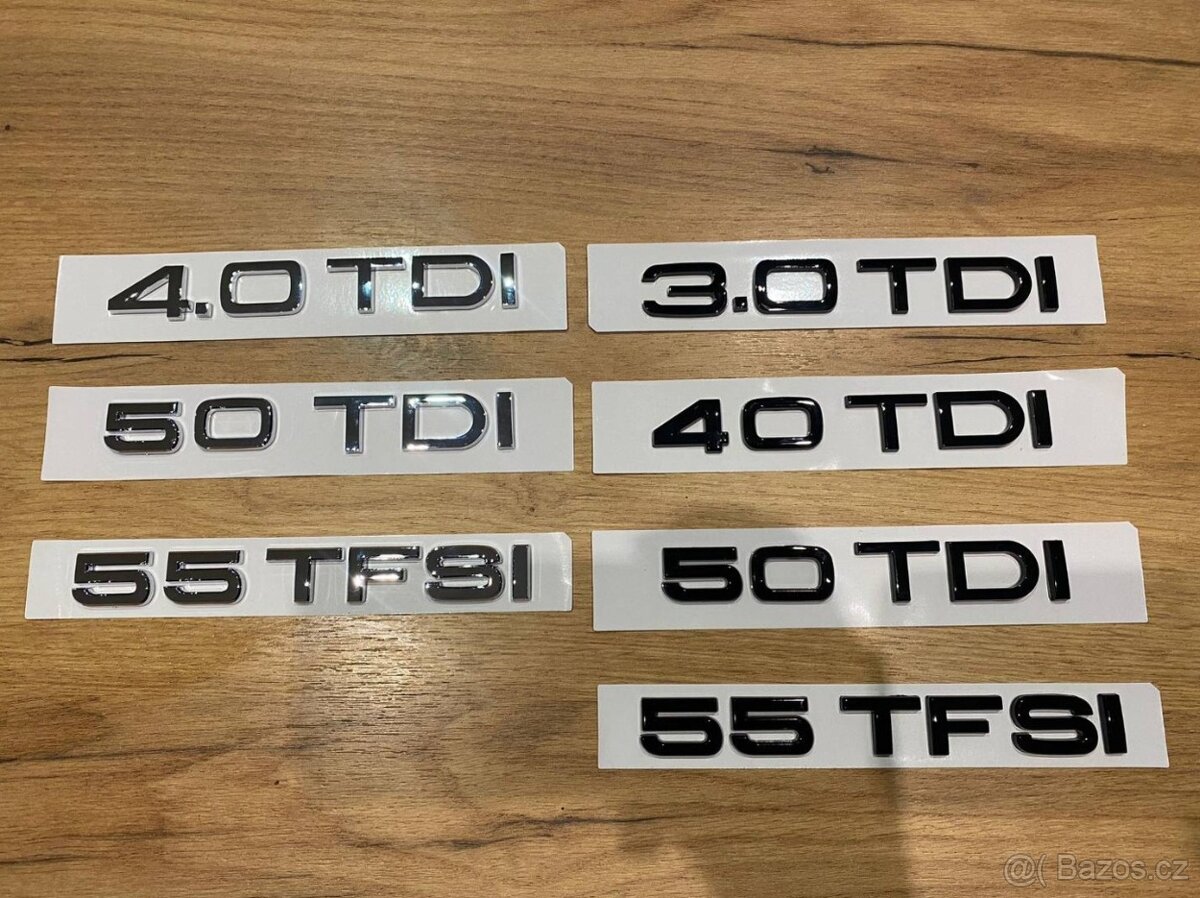 AUDI chromove znaky loga AUDI kruhy - 15