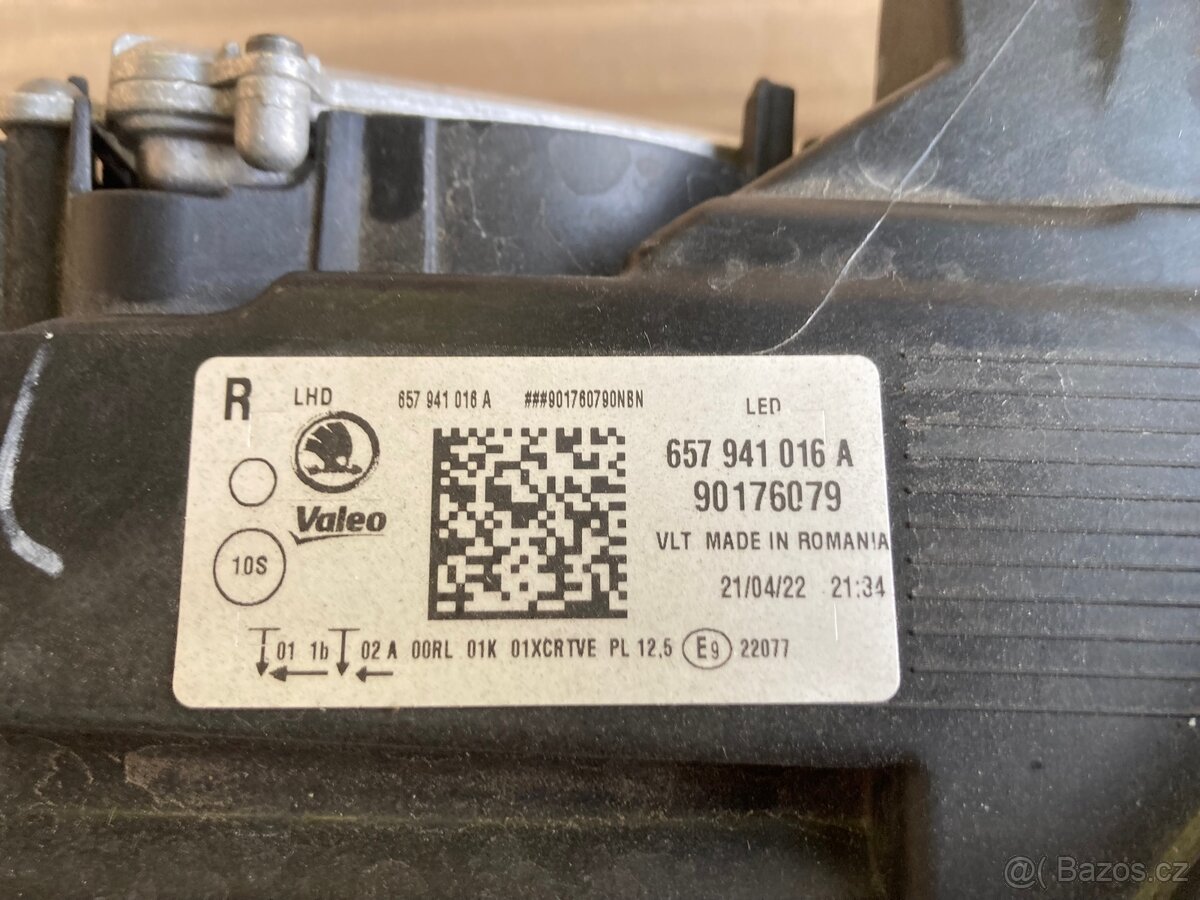 657941016A Pravý LED světlomet ŠKODA SCALA - 15