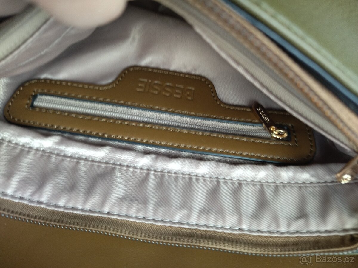 Kabelka Bessie London, přes rameno/crossbody,olivová - 15