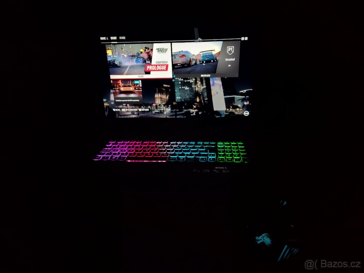 17 Velký Nitro 5,RTX-140w,i5-12gen,DDR5,1TB,RGB. - 15