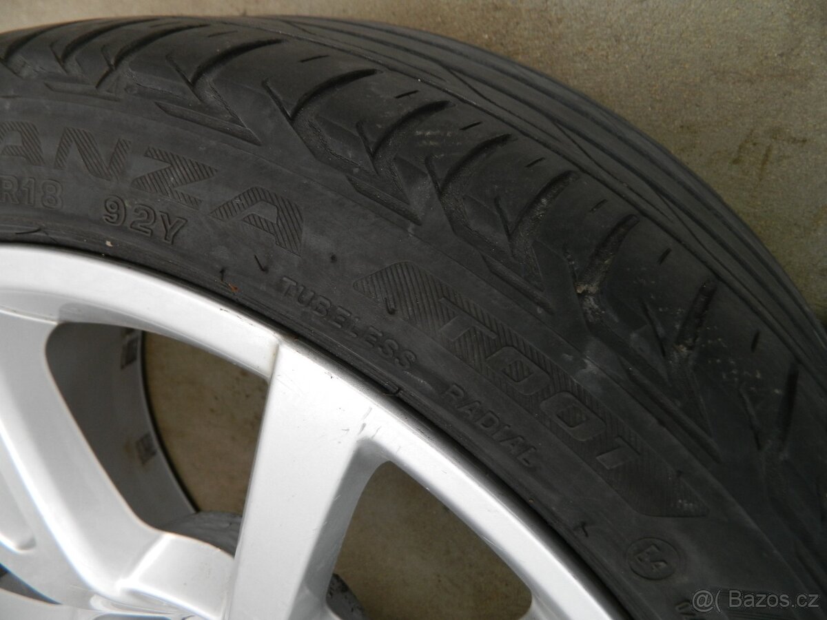 kola 5x112 r18+letní pneu - 15