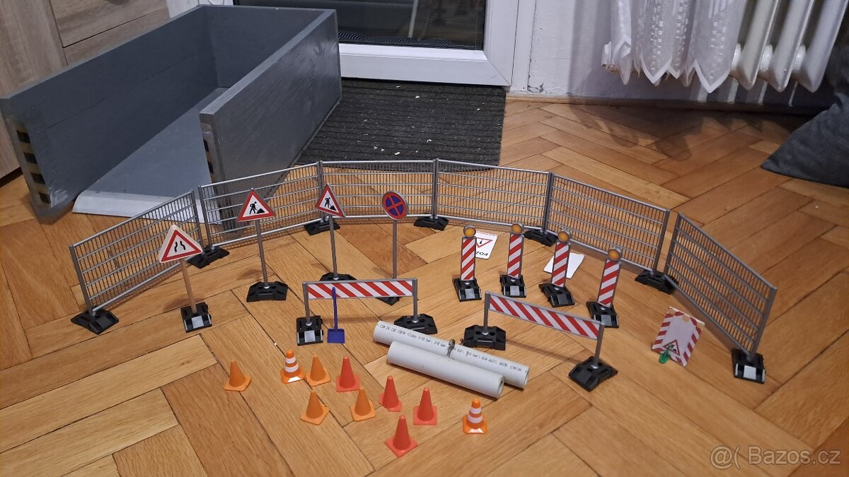 RC stavební stroje - nakladač, bagr, nákladní auto - 15