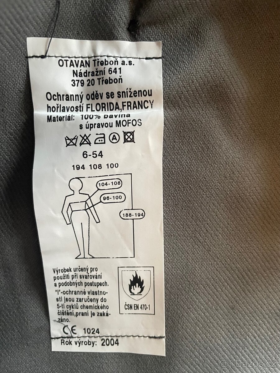 Svářečské pracovní oblečení-nové - 15