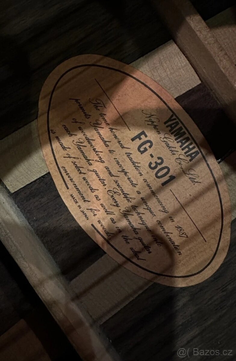 WESTERNOVÁ KYTARA YAMAHA FG 301 - 1975 - 15