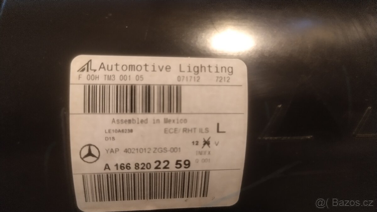Přední LED světla Mercedes Benz ML - w166 - 15