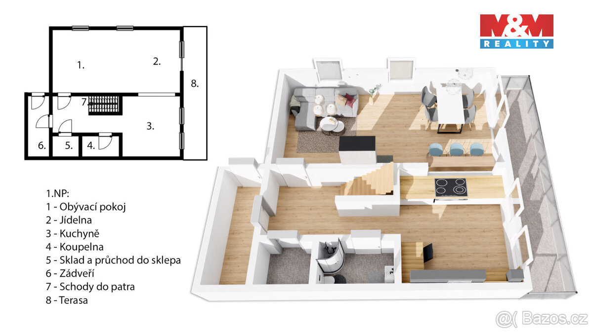 Prodej chaty 565 m² u přehrady Pastviny, Klašterec Zbudov - 15