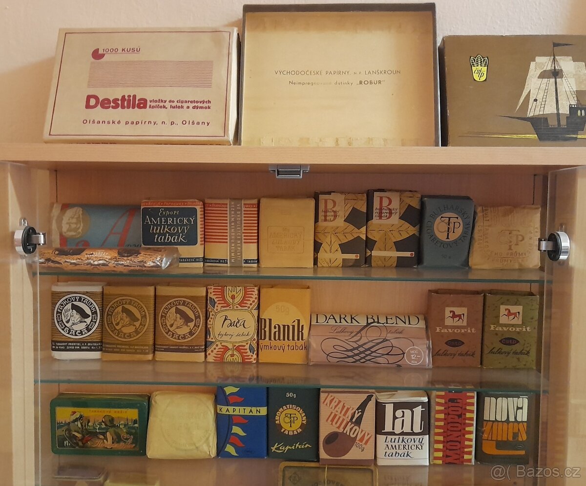 Staré cigarety, tabak, doutniky - 15