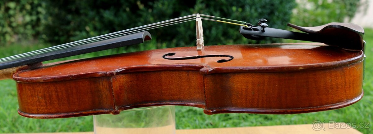 Staré 3/4německé housle s nádherným tónem. Víz nahrávku - 15