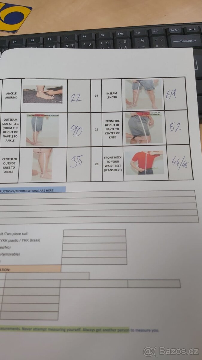 Kozena dvoudilna kombineza - 15