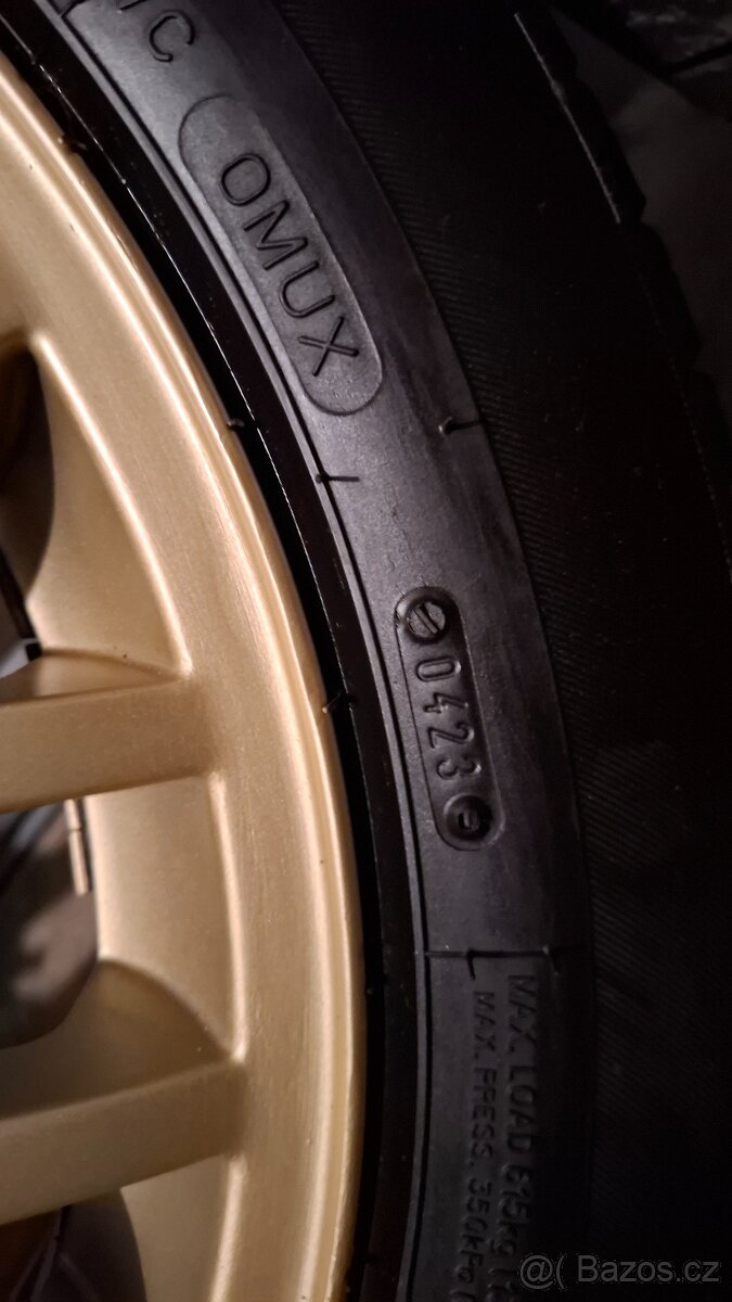 Zlatá ALU kola R16 Škoda Octavia 1 Style 5x100 + Pneu - 15