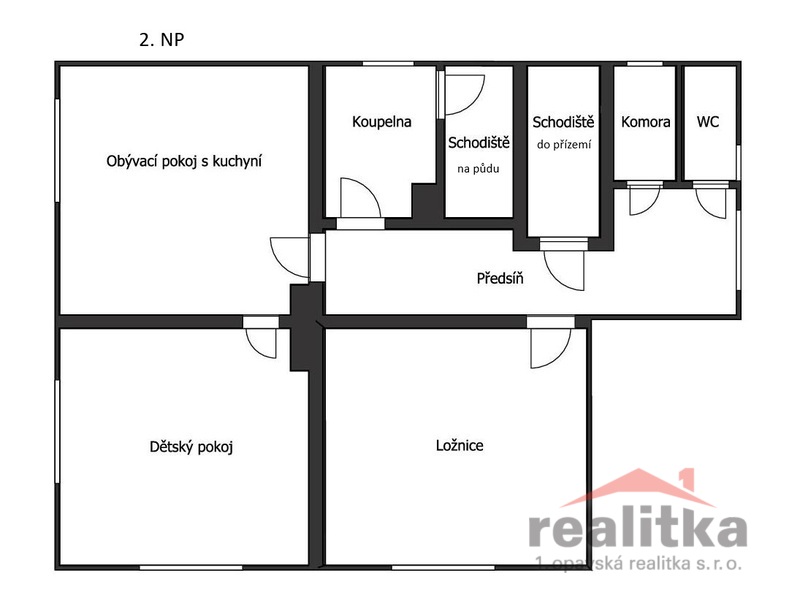 Prodej dvougeneračního domu se dvěma byty 3+kk, garáží a zah - 15