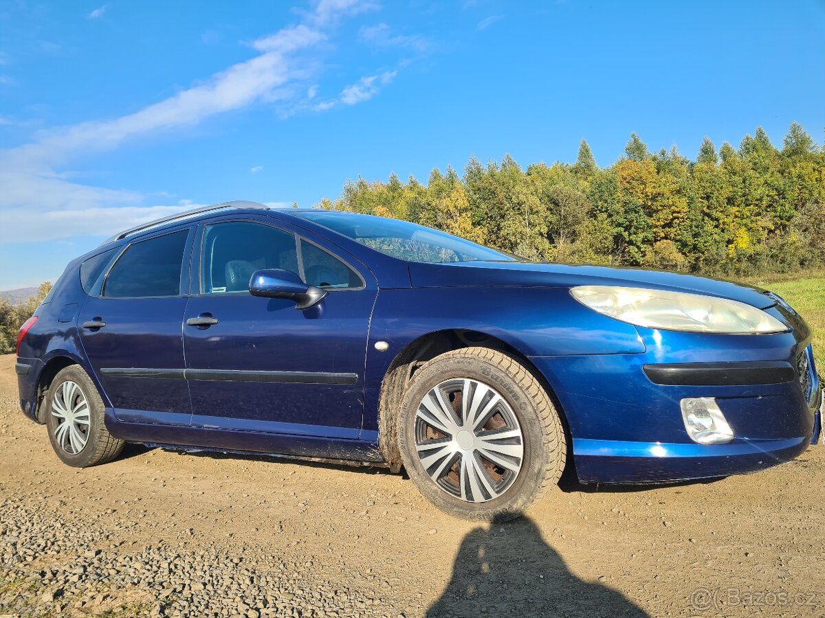 Peugeot 407 SW LPG 2.0 100kw,,bez koroze,Polokůže - 15