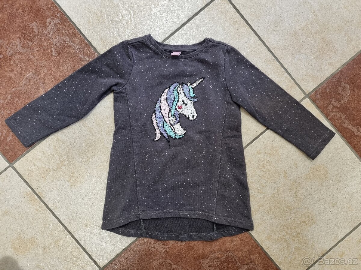 Divci obleceni vel.98/104 trička, saty, mikiny - 15