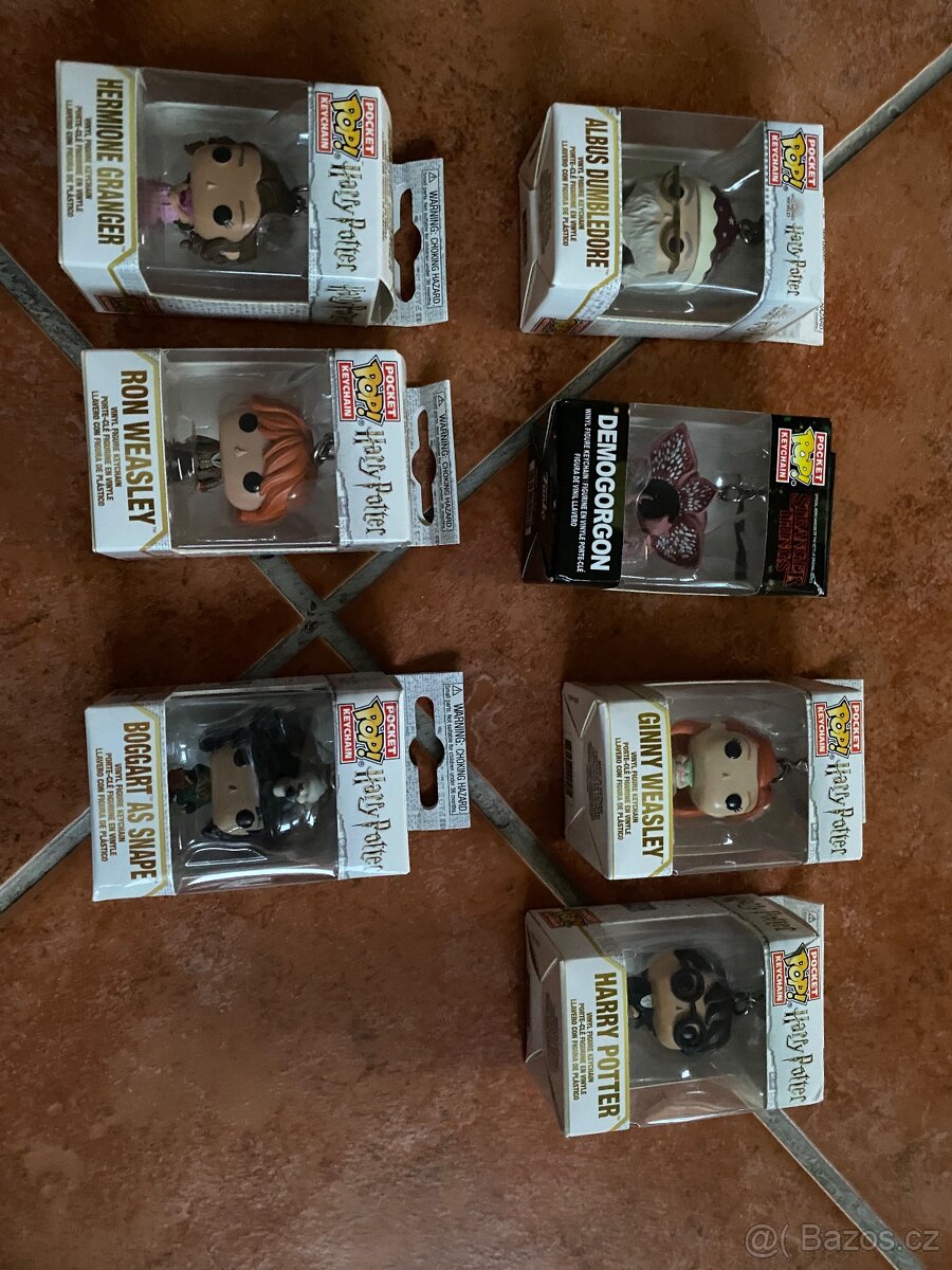 Funko pop - STRANGER THINGS a dalsi + klíčenky pop - 15
