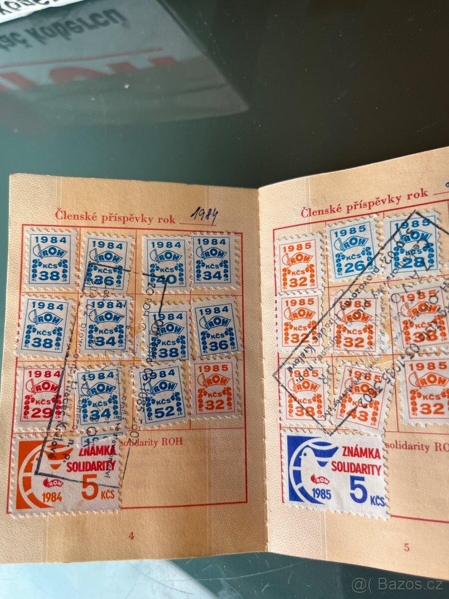 Sběratelský komplet – 138 členských průkazů ROH - 15