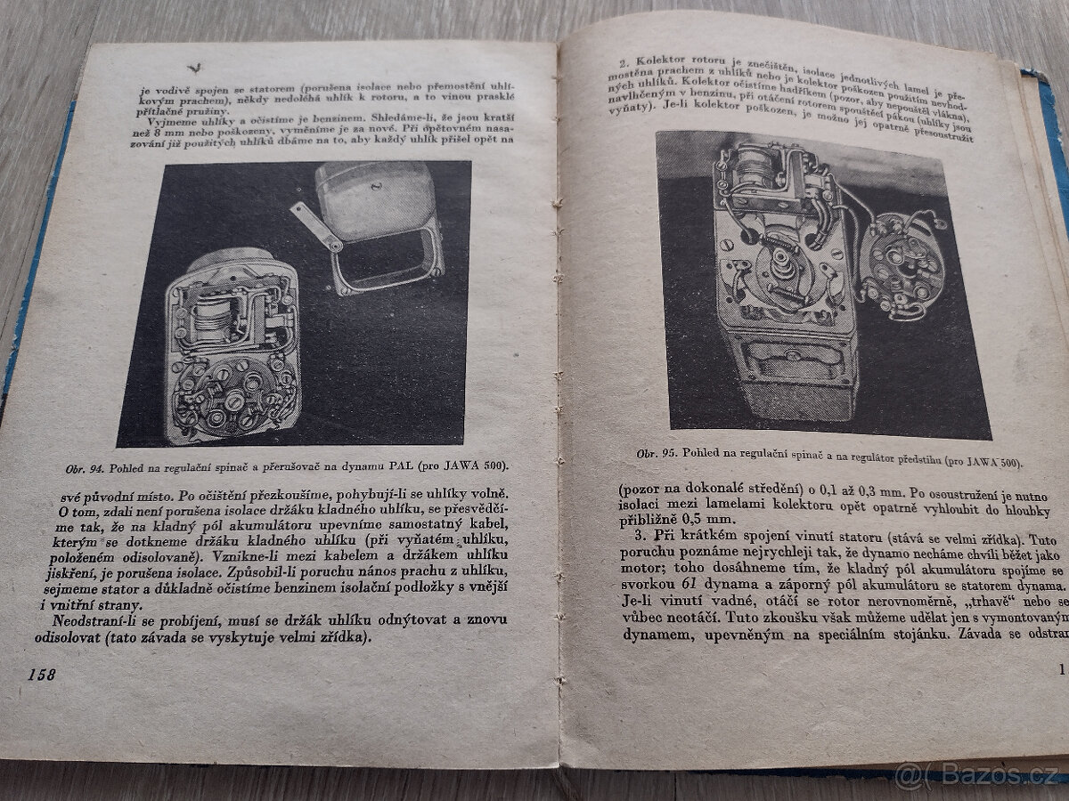 JAWA 250,350,500, POPIS, OBSLUHA, 1955 - 15