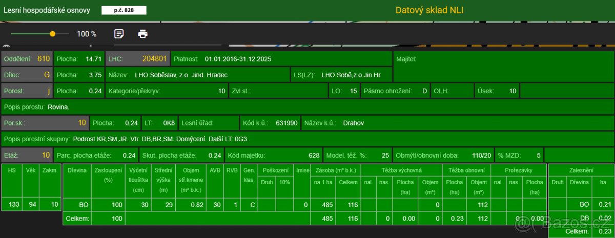 Prodám pozemky v k.ú. Drahov - 15