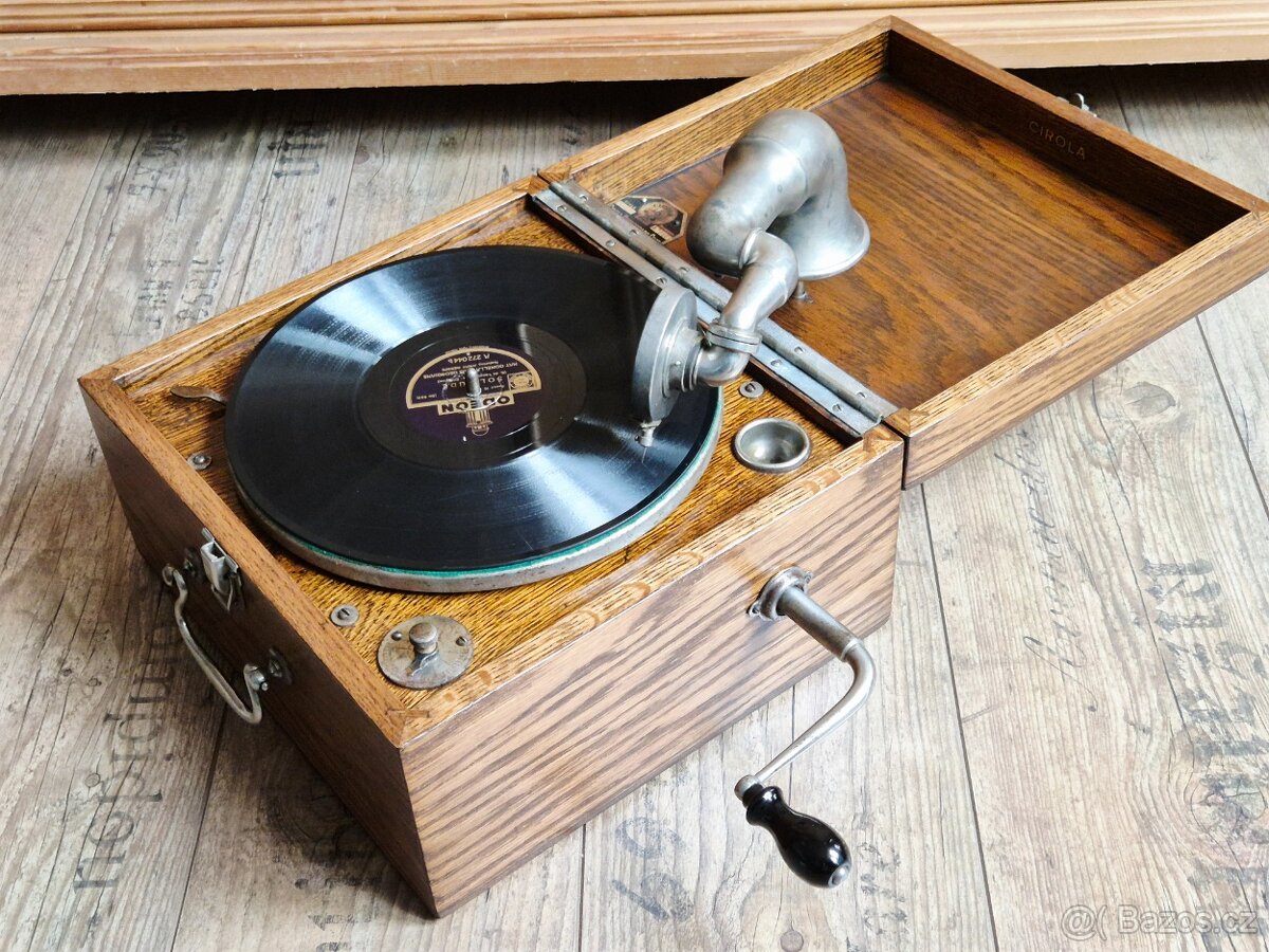 Starožitný gramofon Cirola Phonograph Corp., 1920 - 15