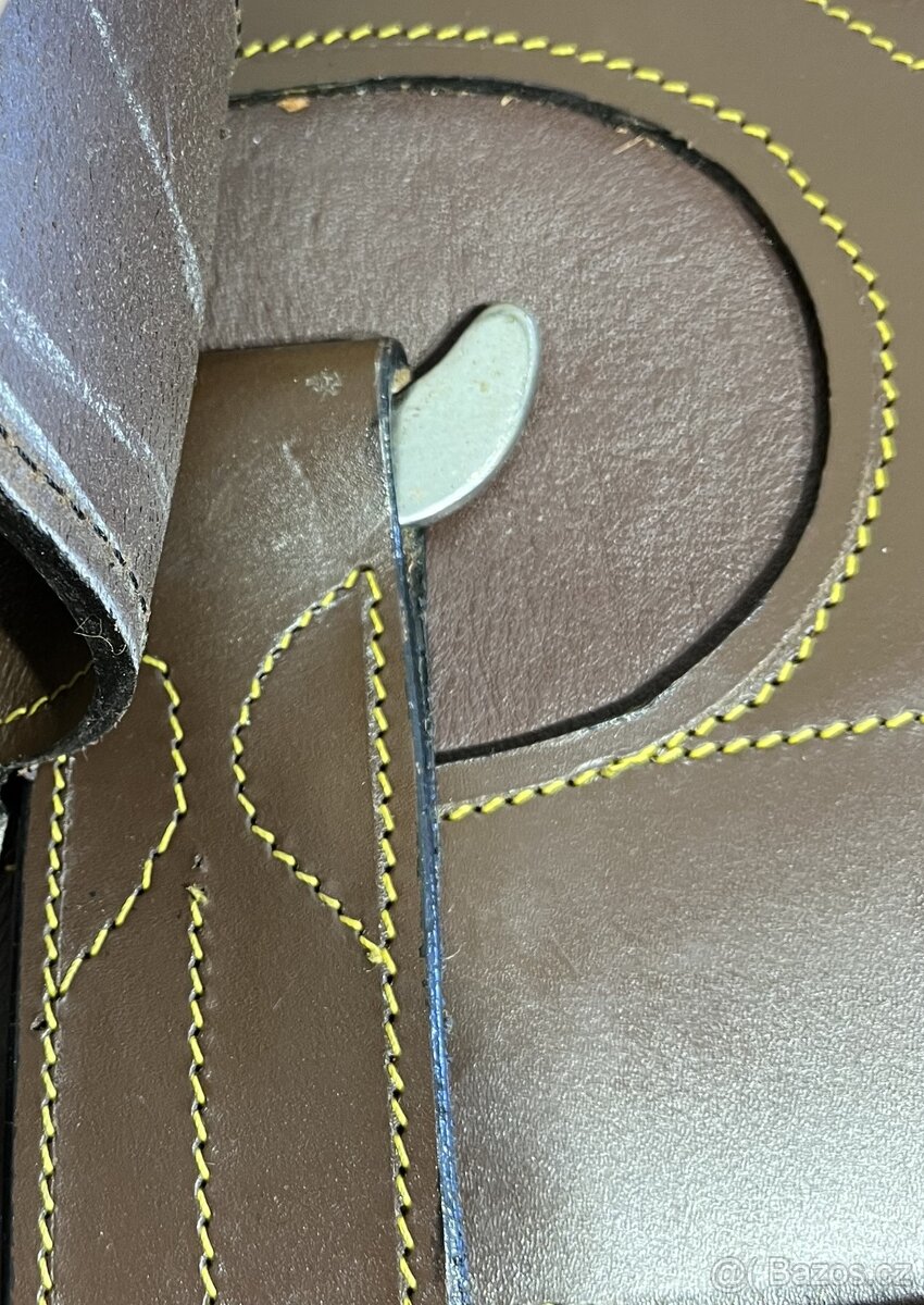 Australské sedlo s hruškou hnědé - 15