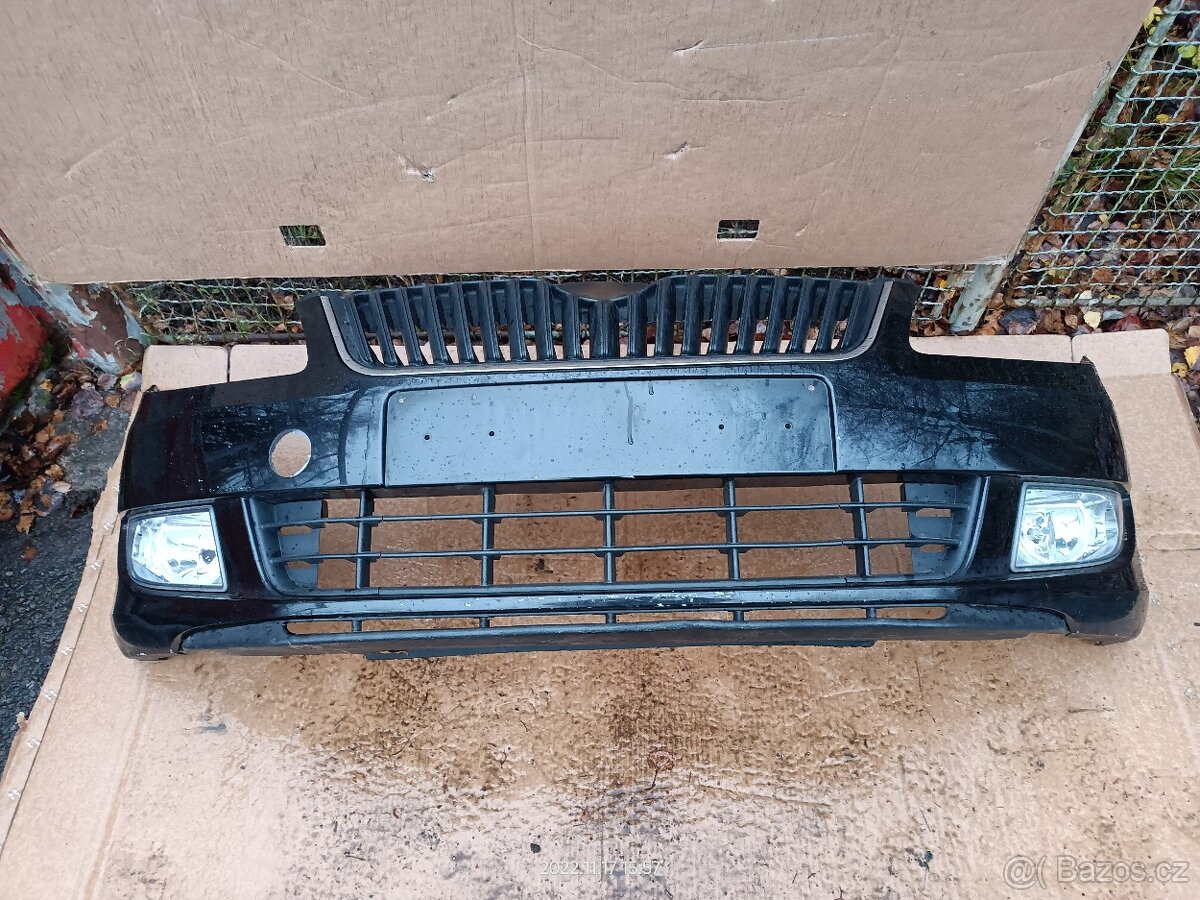 Skoda Fabia 2 facelift - přední nárazník - 15