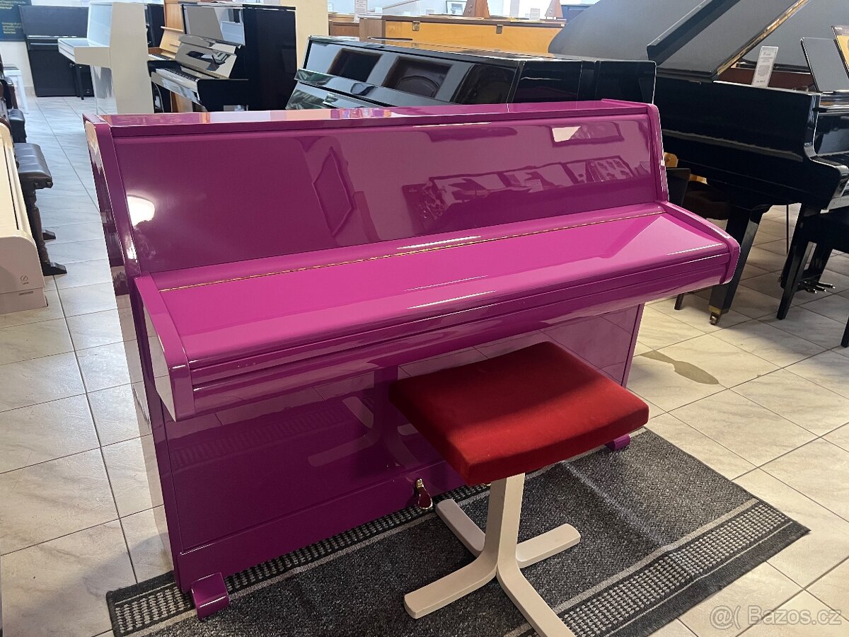 Růžové piano Schimmel se zárukou 2 roky, doprava zdarma - 15