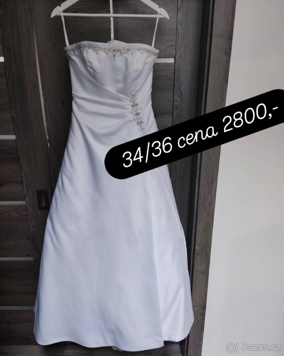Svatební šaty 20 kusů různé velikosti - 15
