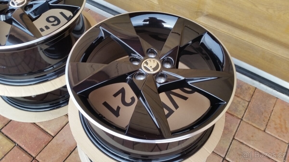 ALU kola ŠKODA SCALA 5x100 R17 letní sada 205/50 r17 NOVÉ - 15