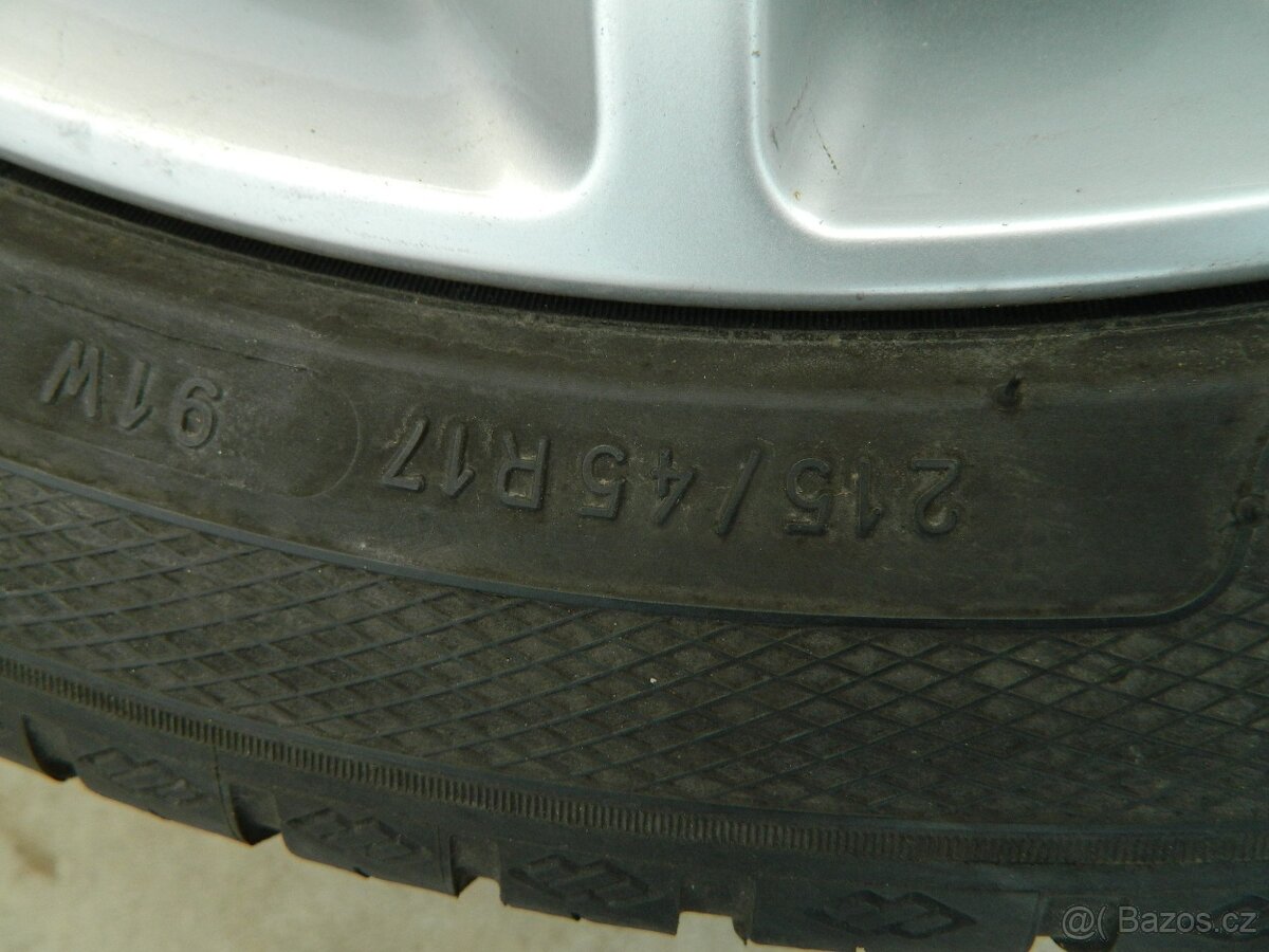 alu kola 4x100+letní pneu r17 Opel Corsa - 15