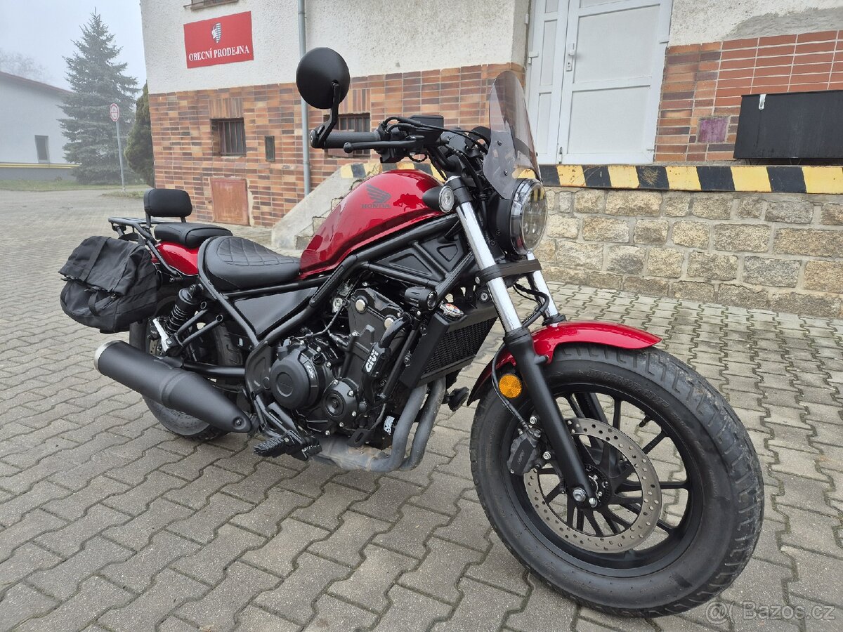 Prodám Honda CMX500 Rebel, r. v. 2023, ABS, ČR, 15512km - 15