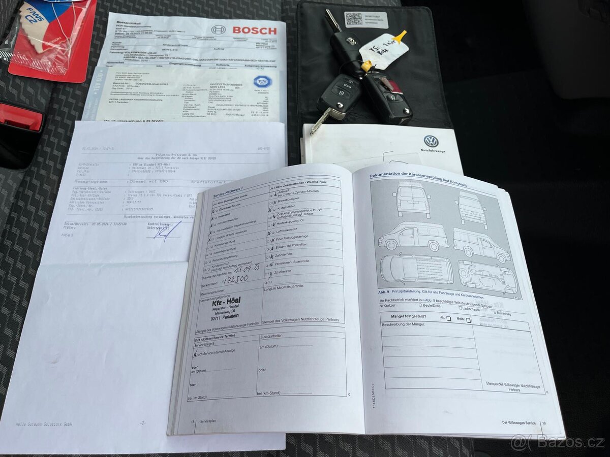 VW TRANSPORTER T5 2.0 TDi SERVISNÍ KNIHA 9.MÍST - 15