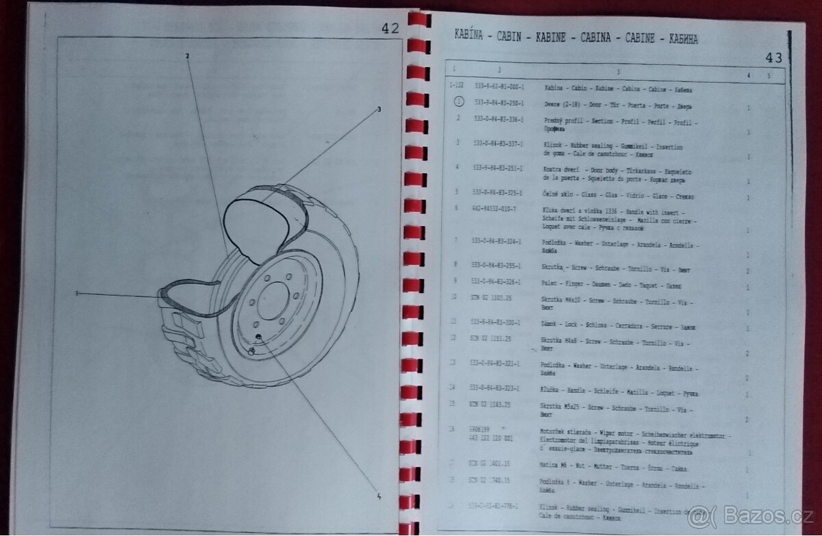 UNC - 061 - KATALOG NÁHRADNÍCH DÍLŮ - 15