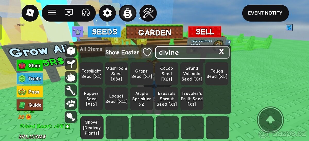 Grow A Garden Účet - 15