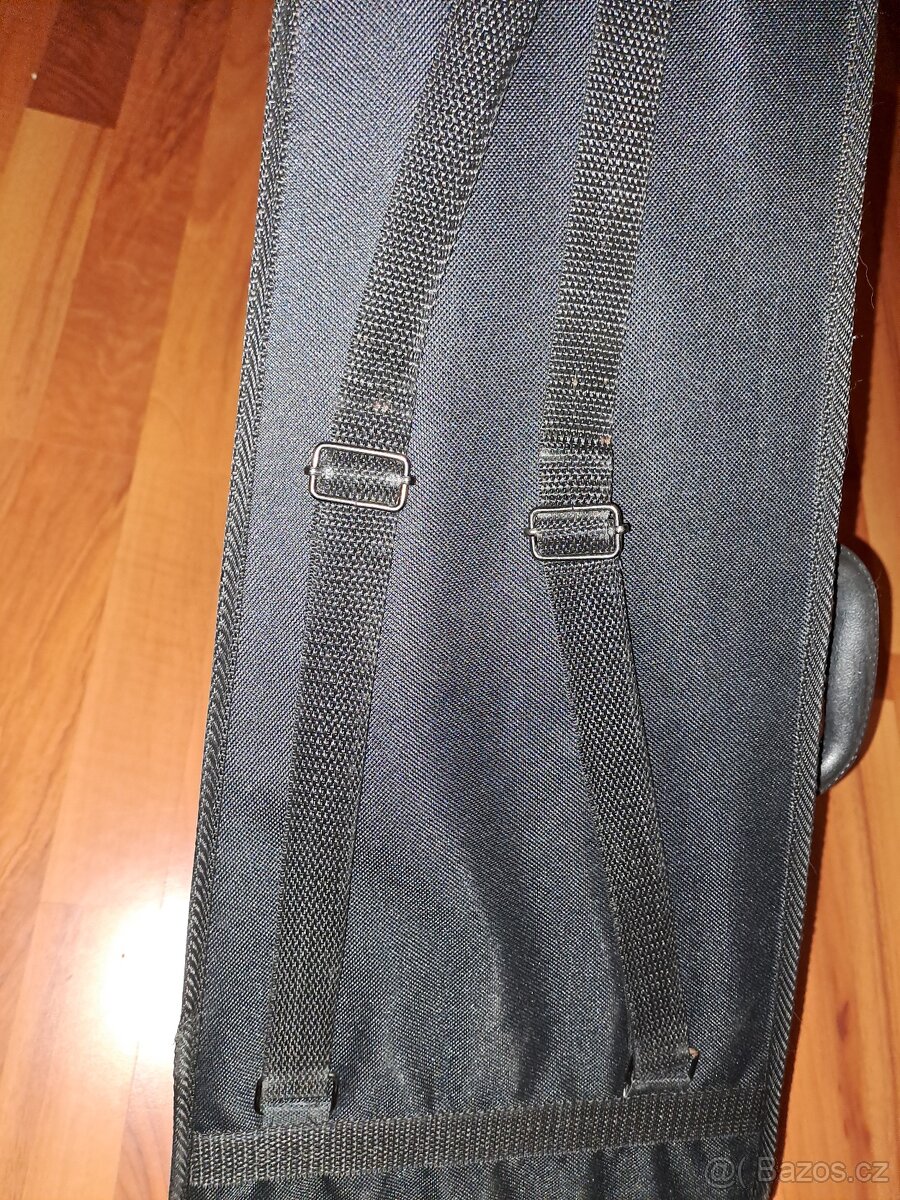 Elektrické "silent" housle 4/4, Paul Stanton, černá metalí - 15