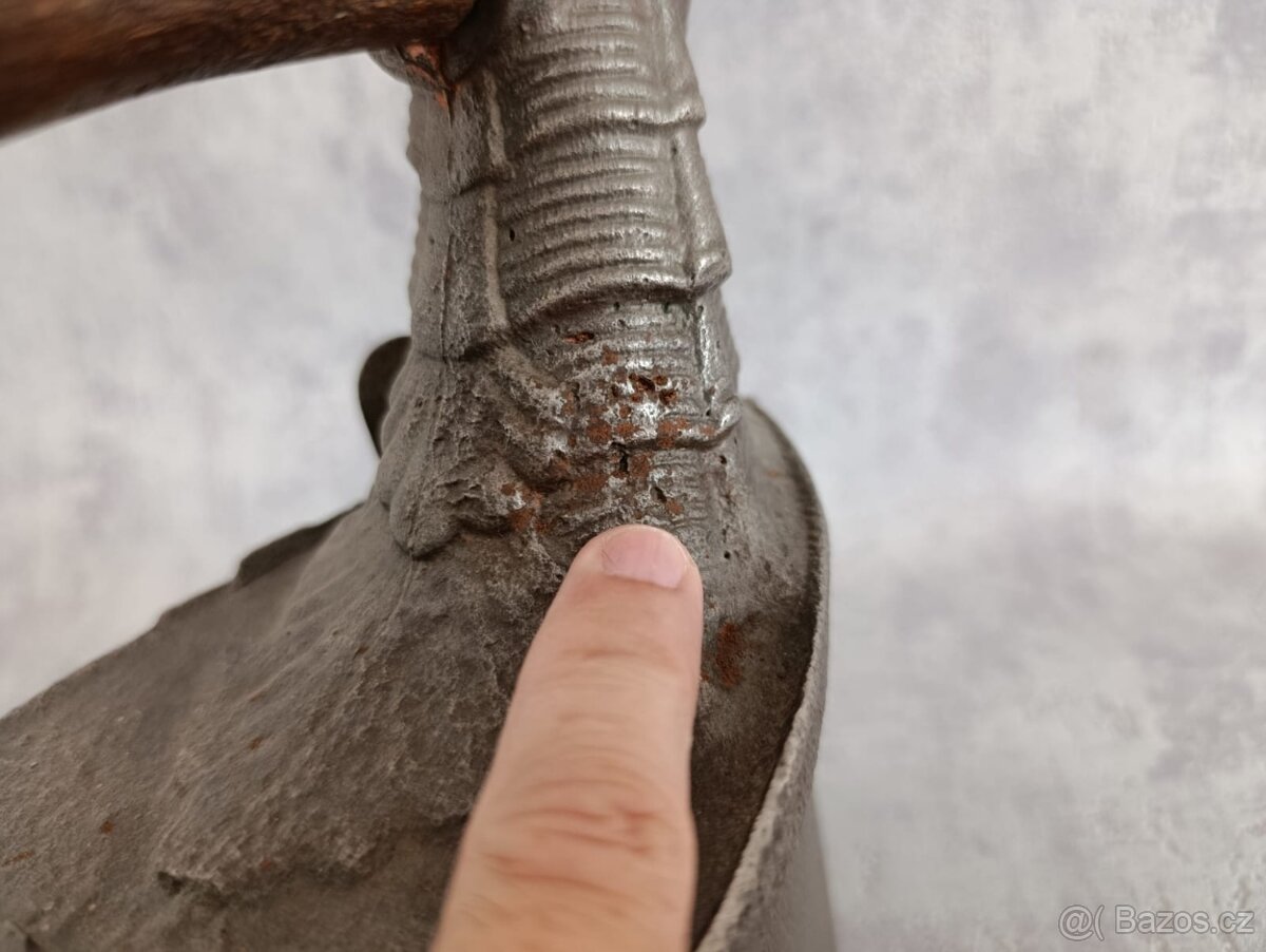 Orig.atypická vzácná žehlička DRAK do sbírky, dekorace - 15