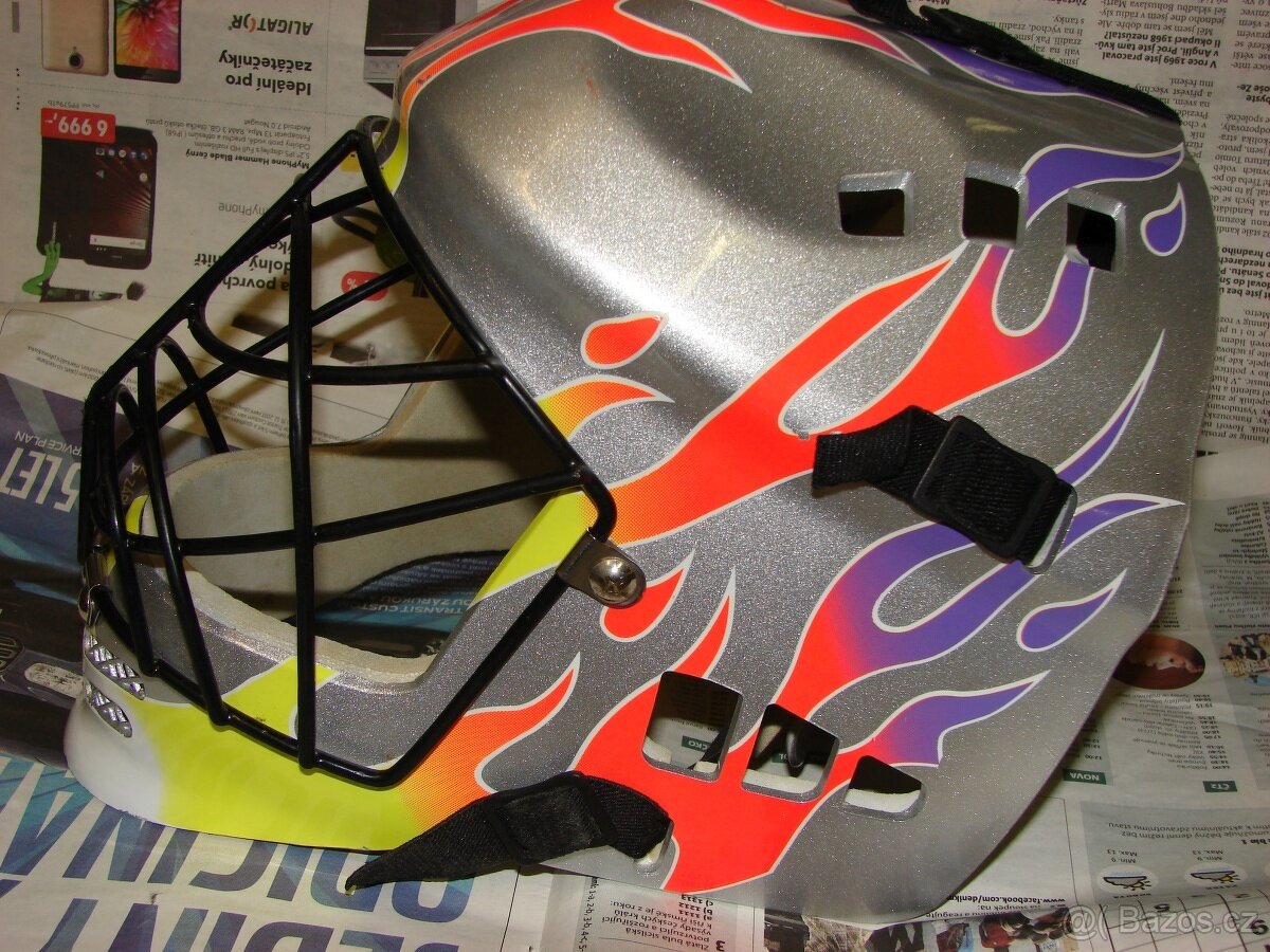 Ortéza Korzet Lombax Dorso hokejová přílba brankarka, brusle - 15