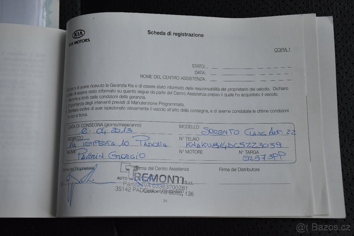 Kia Sorento 2.2 CRDI 145kw automat 4x2 7míst 2013 - 15