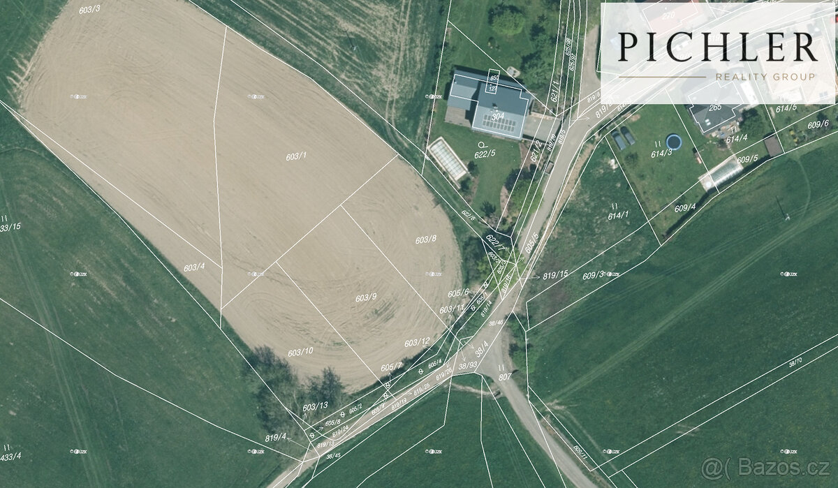 Prodej stavebních pozemků, 5819 m², Chválenice - 15