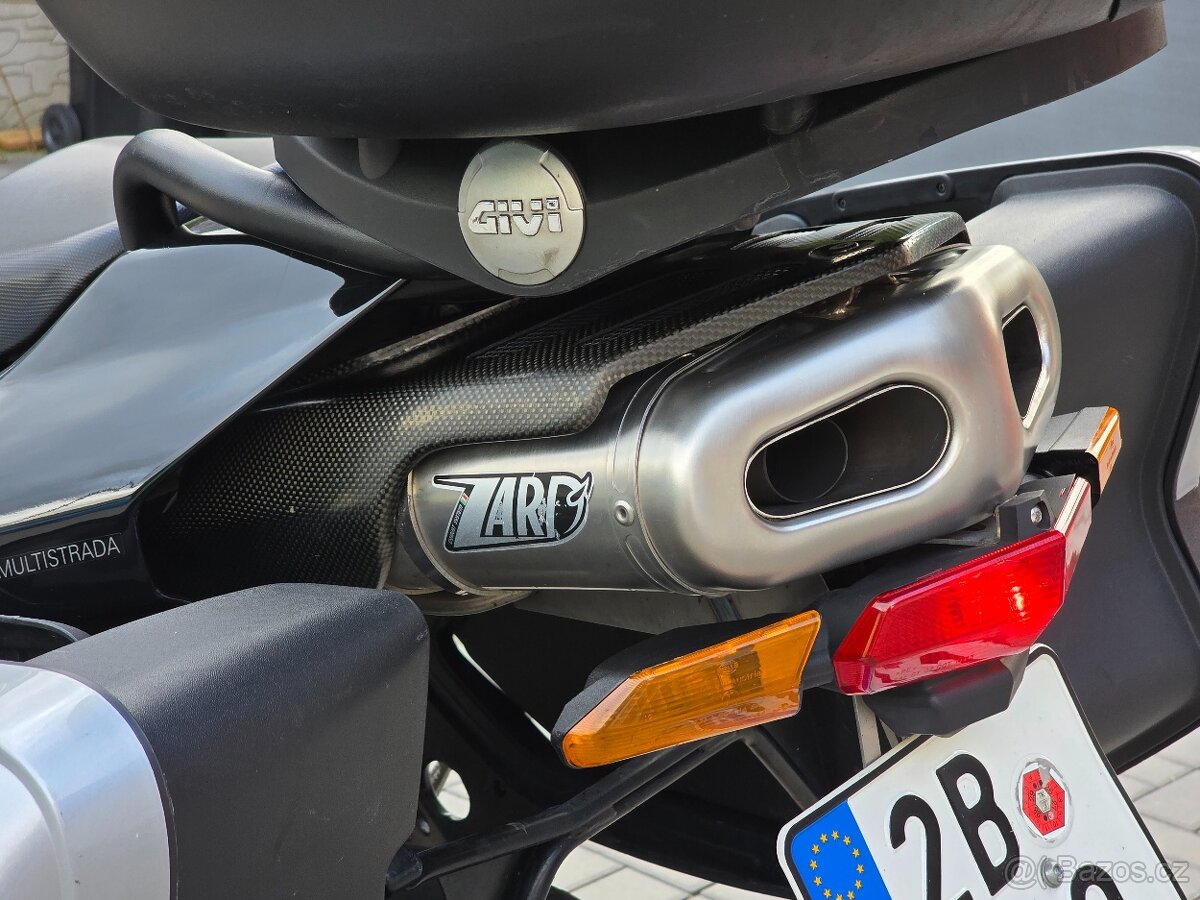 Ducati Multistrada 1000 DS, 3xkufr, výfuk Zard, původ ČR - 15