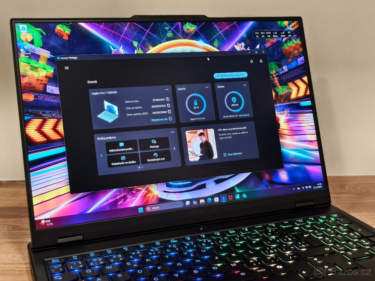 LENOVO LEGION PRO 7_i9-14900HX_32GB_RTX 4090 16GB 175W - 15