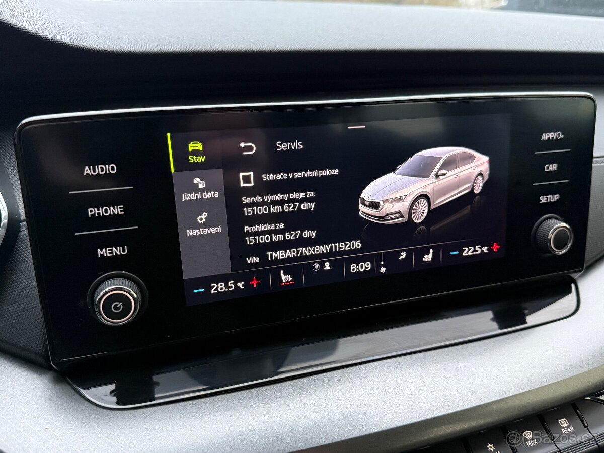 Škoda Octavia IV(2022) 1.5TSI 110kW/NOVÉ CZ/DPH/HEZKÝ STAV - 15