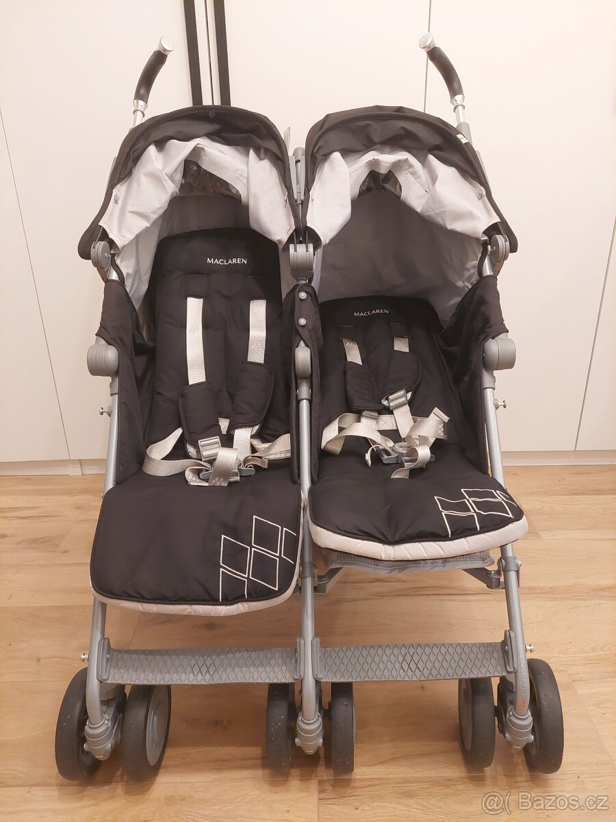 Kočárek golfky pro dvojčata Maclaren Twin Techno - 15