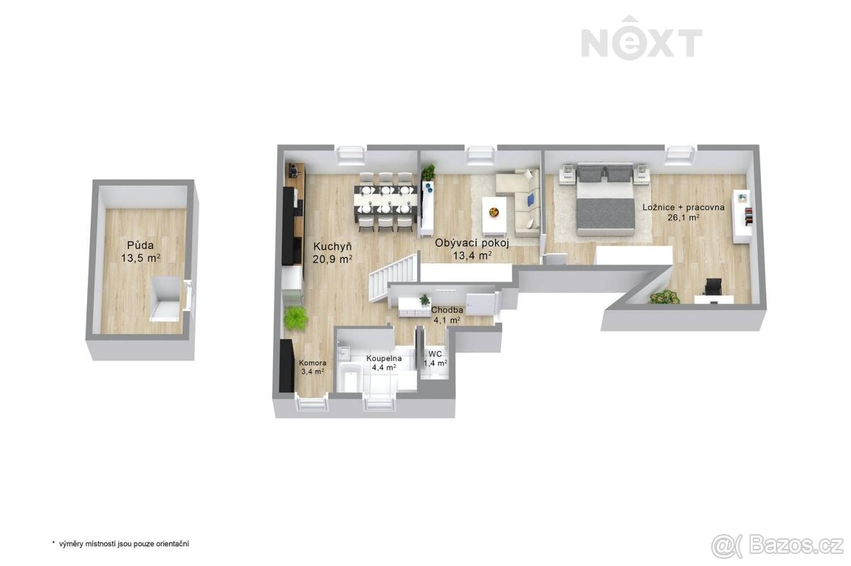 Prodej byt 3+kk, 70㎡ - 15