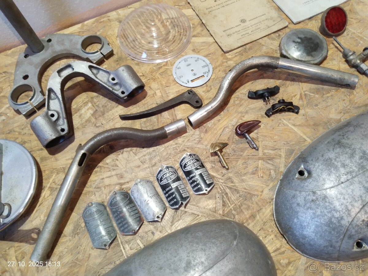 Jawa pérák FJ, Zbrojovka, Ogar 350 - díly - 15