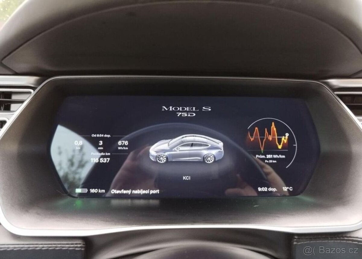 Tesla Model S MODEL S 75D elektro automat 386 kw - 15
