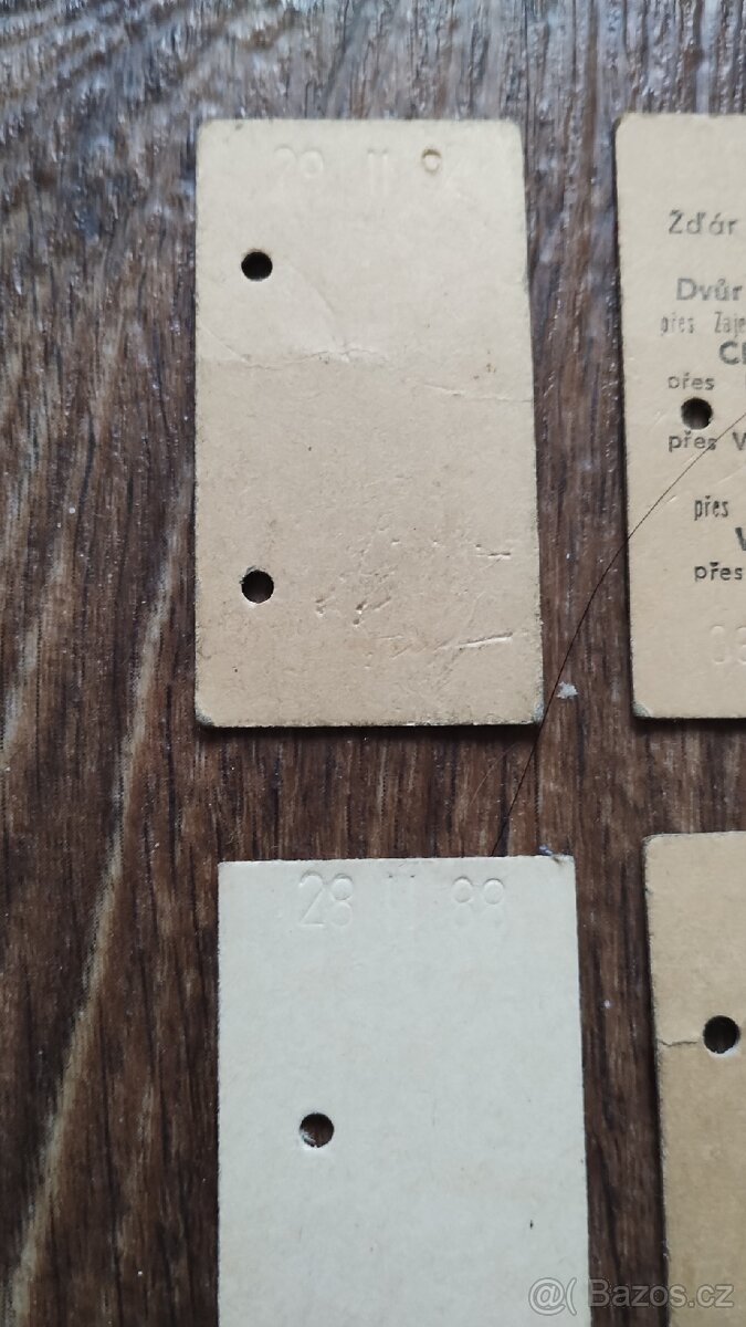 Kleště a jízdenky ČSD - 15