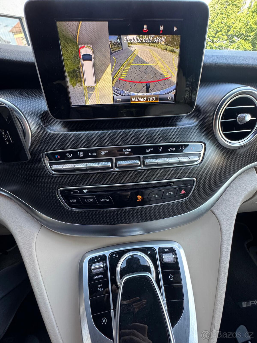 V250d AMG paket full LED kamery ACC webasto BURMASTER tažne - 15